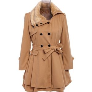 Tan jacket coat